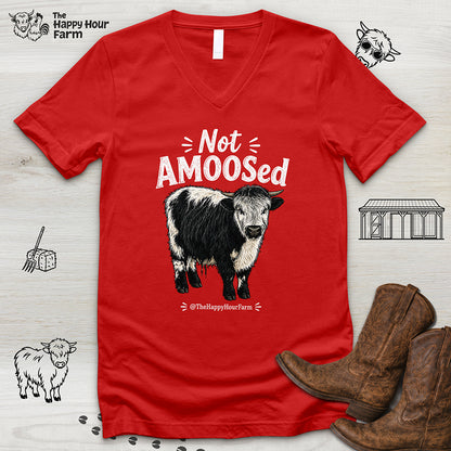 Not AMOOSed V-Neck Tee