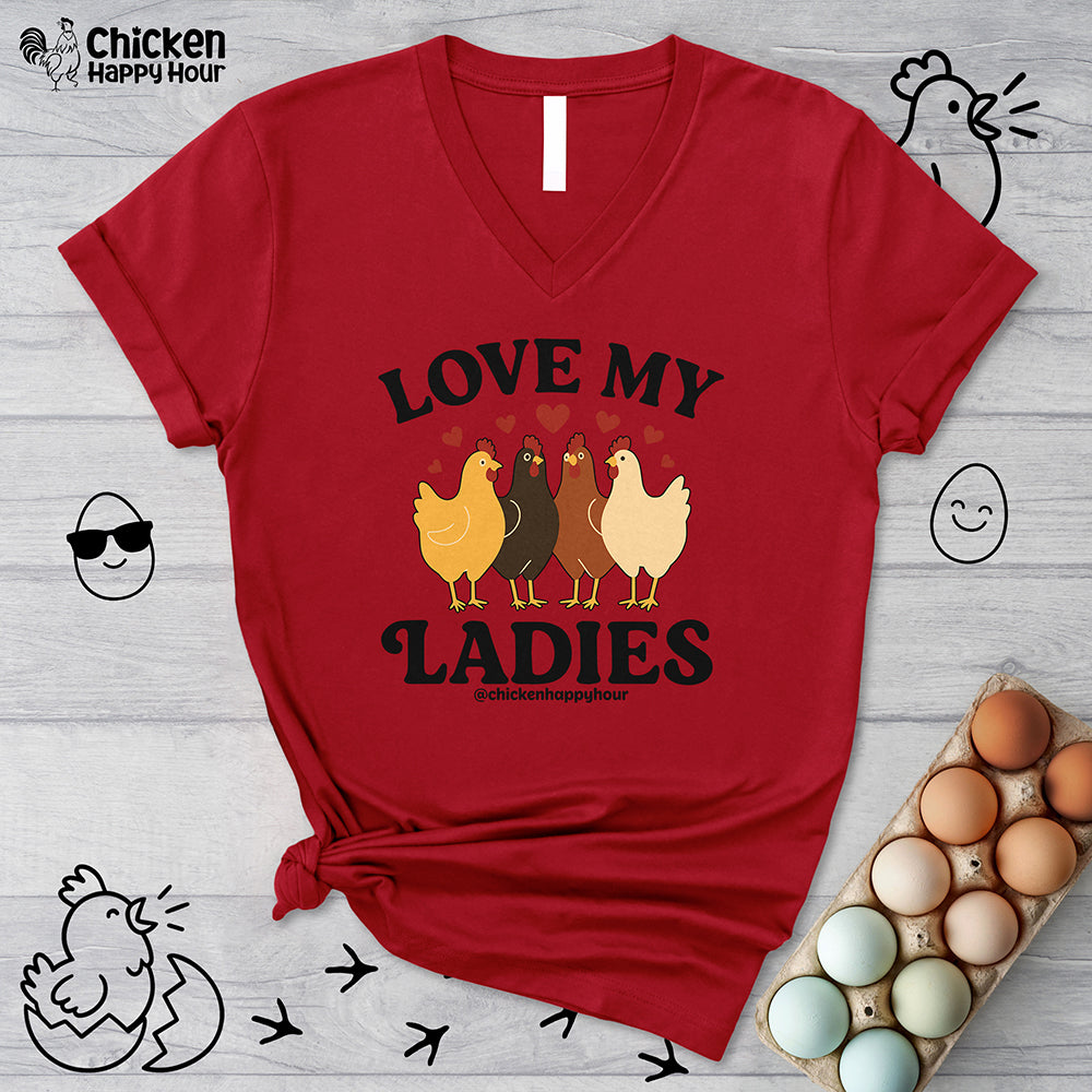 Love My Ladies 2 V-Neck Tee