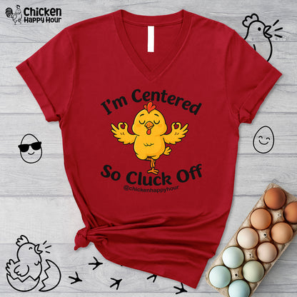I'm Centered V-Neck Tee
