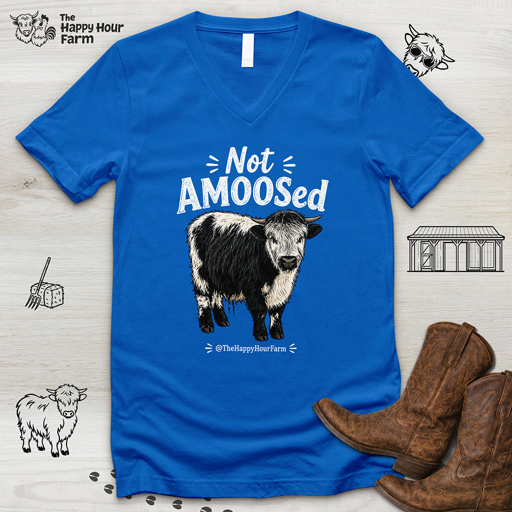 Not AMOOSed V-Neck Tee