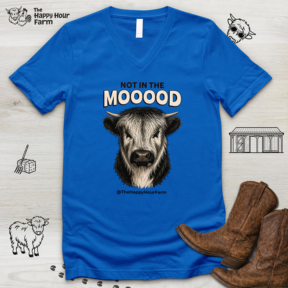 Not In The Mood V-Neck Tee