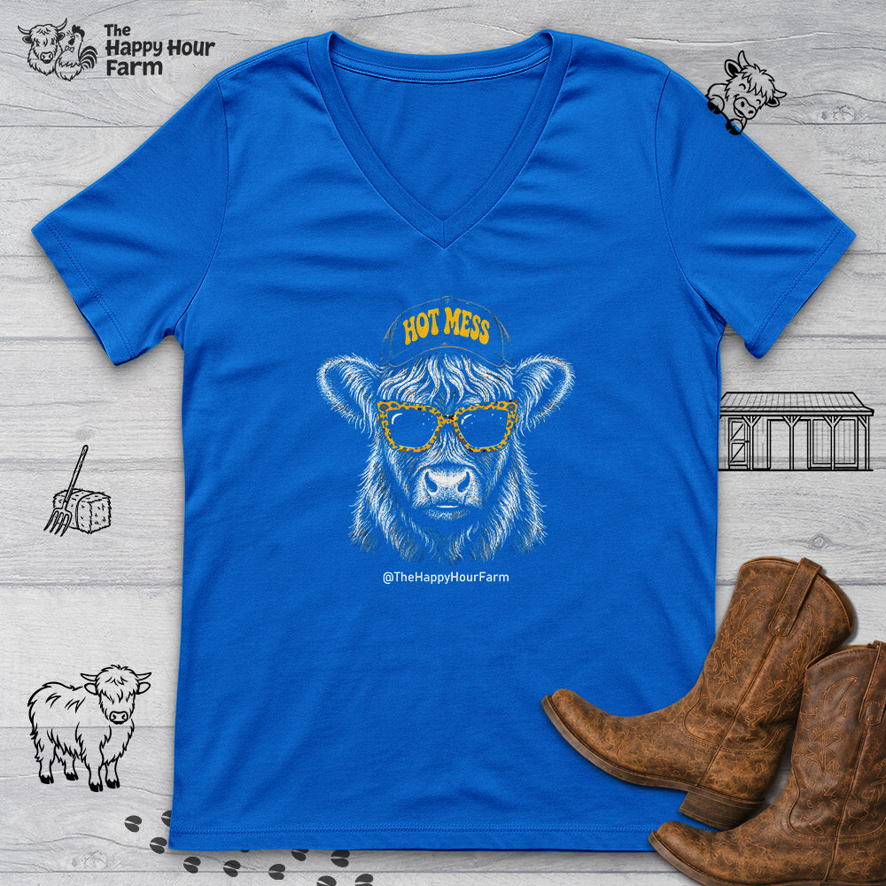 Hot Mess V-Neck Tee