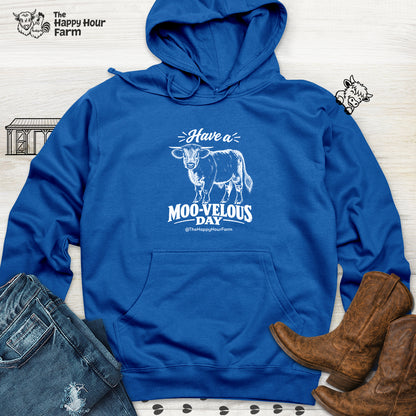 Have a MOO-VELOUS Day Hooded Sweatshirt