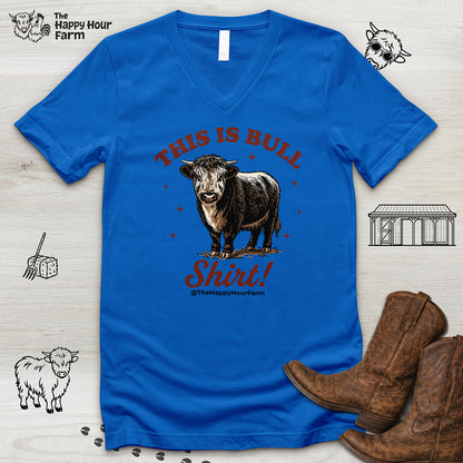 This Is Bull Shirt V-Neck Tee