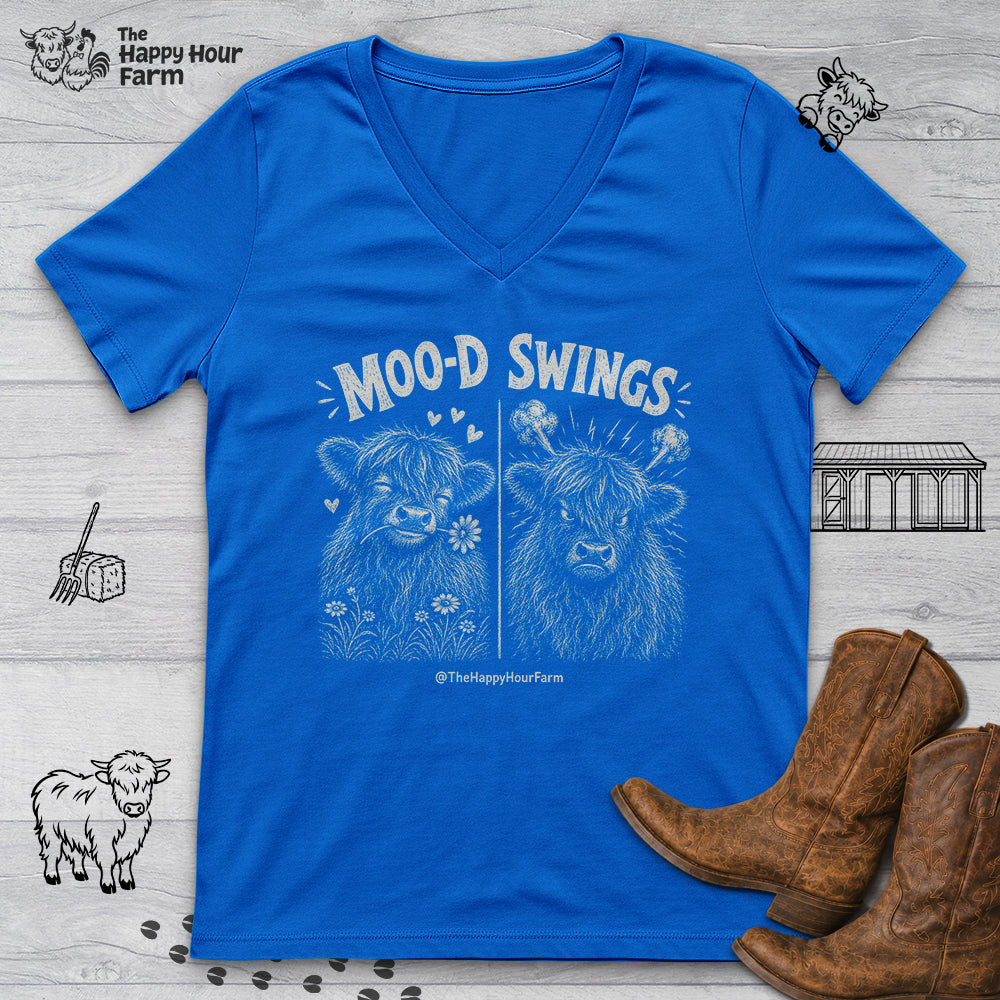Mood Swings V-Neck Tee