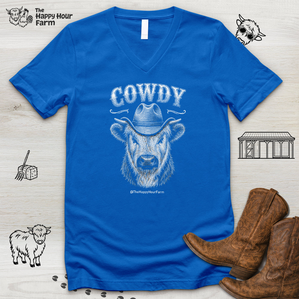 Cowdy V-Neck Tee