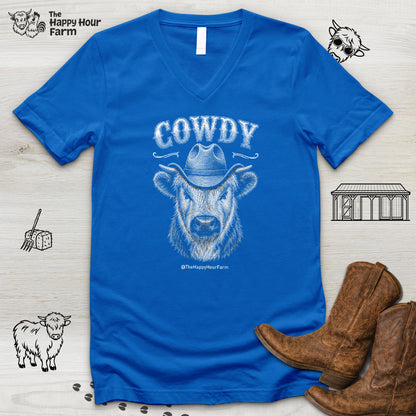 Cowdy V-Neck Tee