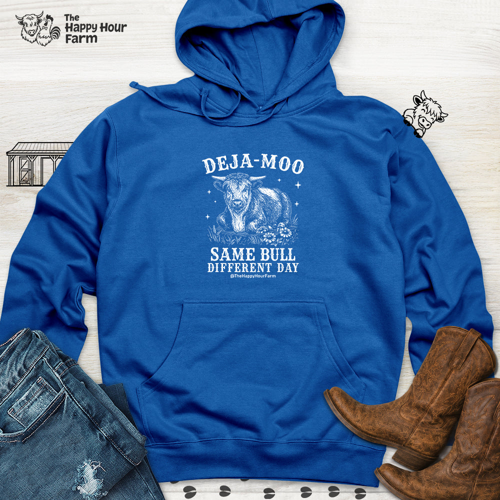 Deja-Moo Hooded Sweatshirt