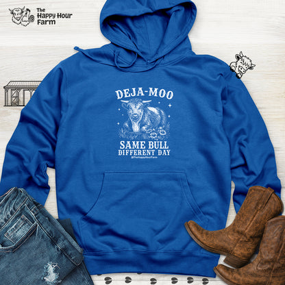 Deja-Moo Hooded Sweatshirt