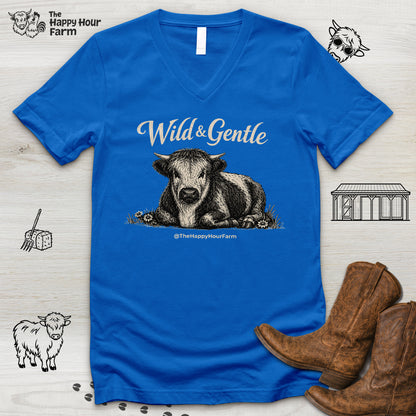 Wild & Gentle V-Neck Tee