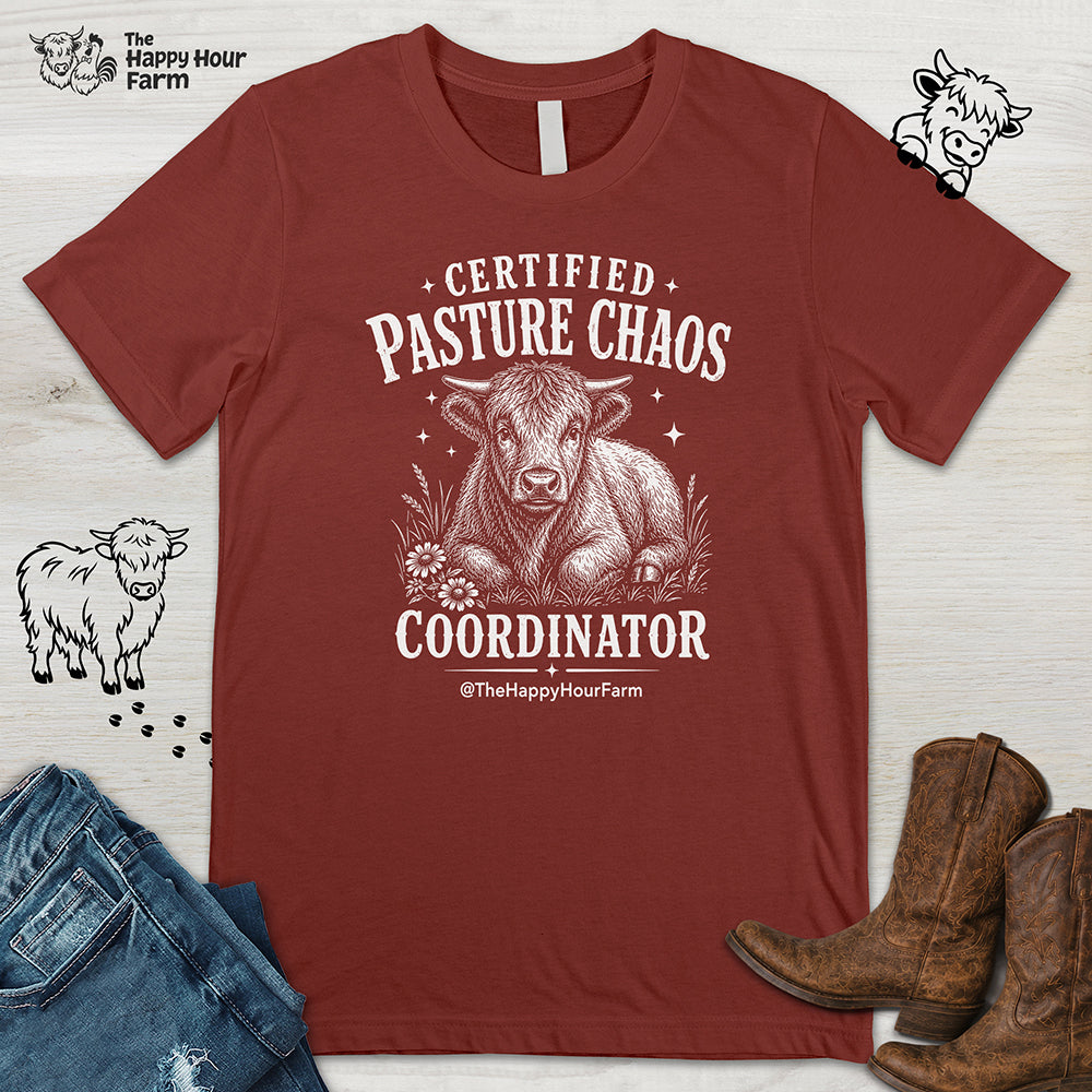 Certified Pasture Chaos Coordinator Unisex Tee
