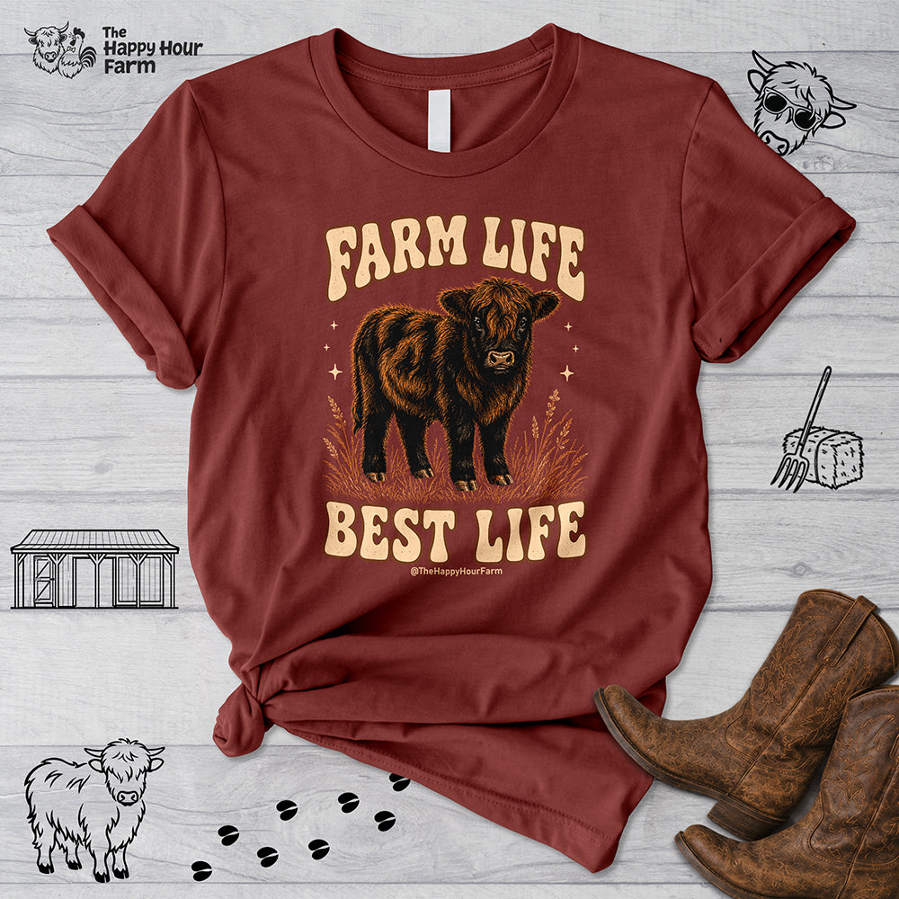 Farm Life Best Life Unisex Tee