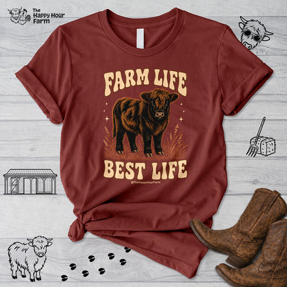 Farm Life Best Life Unisex Tee