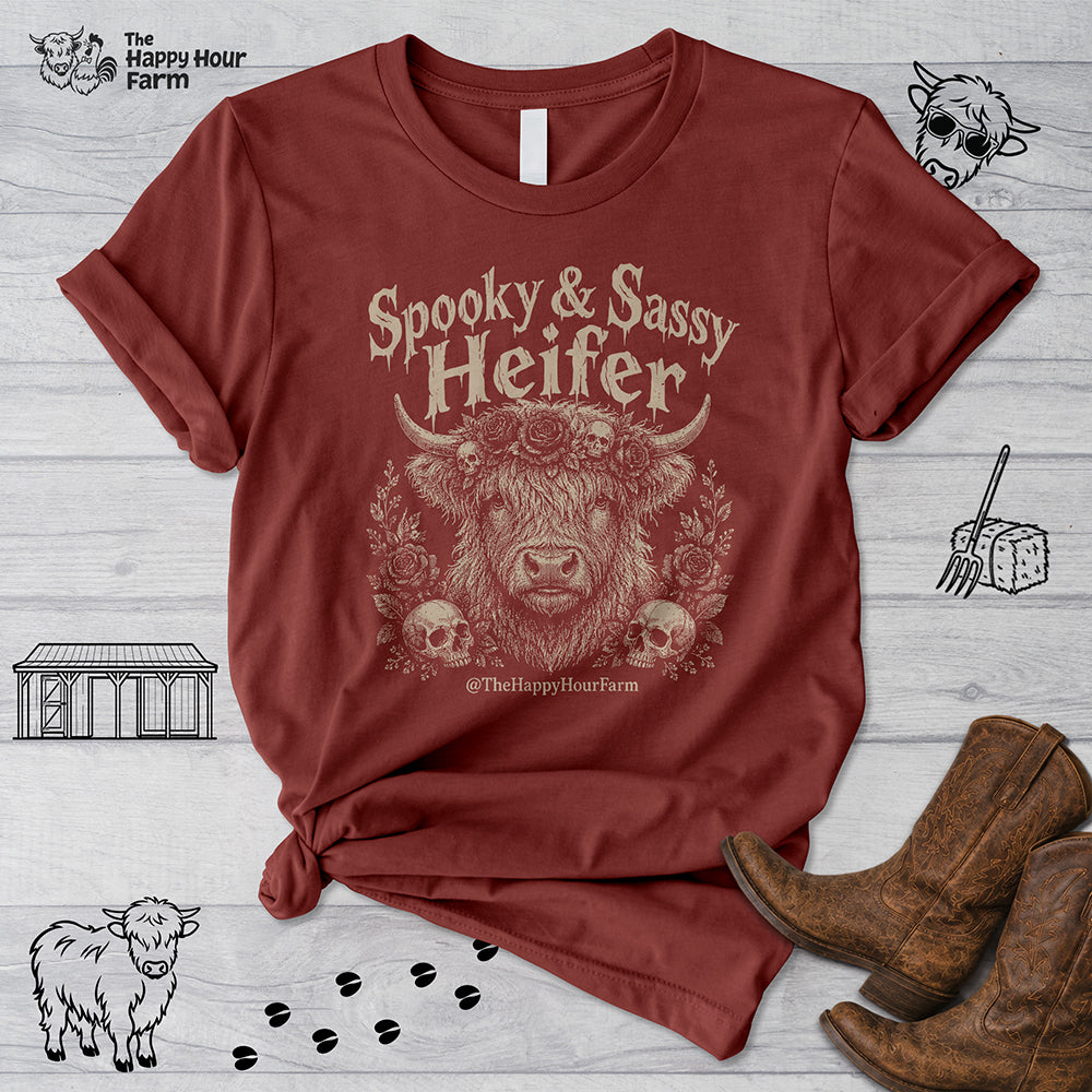 Spooky & Sassy Heifer Unisex Tee