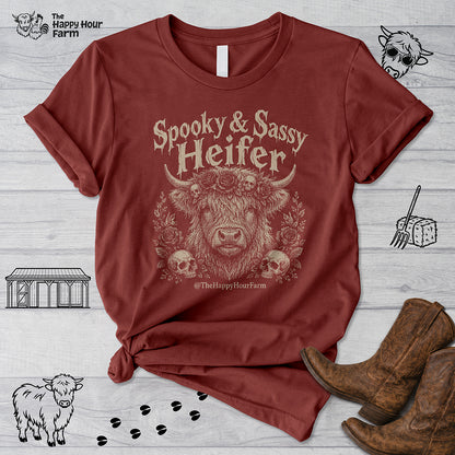 Spooky & Sassy Heifer Unisex Tee