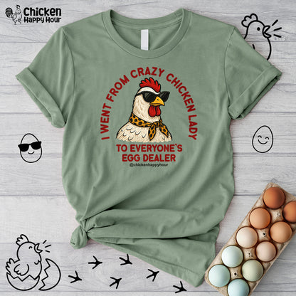 Went From Crazy Chicken Lady Unisex Tee