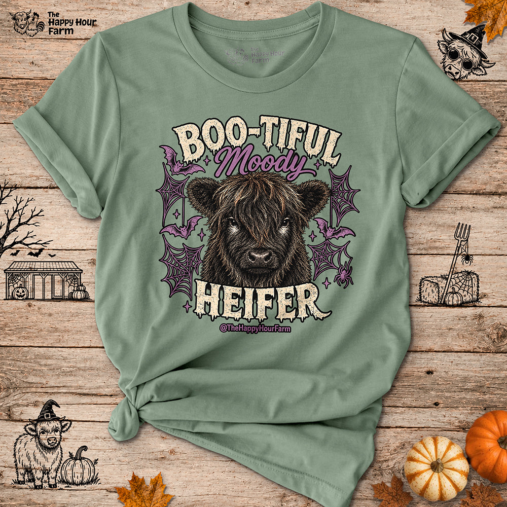 Bootiful Moody Heifer Unisex Tee