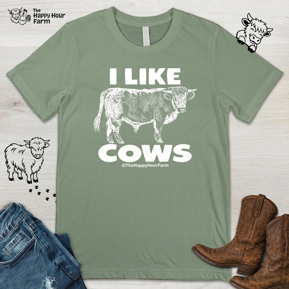 I Like Cows Unisex Tee