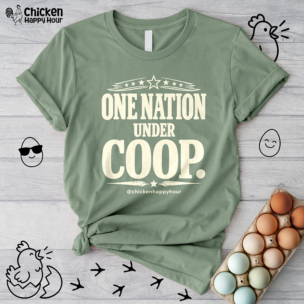 One Nation Under Coop Unisex Tee