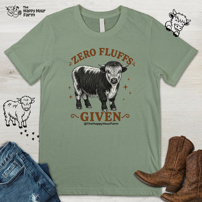 Zero Fluffs Given Unisex Tee