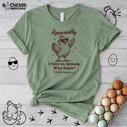 Apparently I Have Attitude Unisex Tee