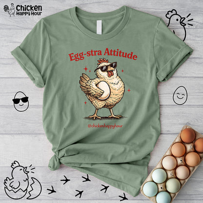 Egg-stra Attitude Unisex Tee
