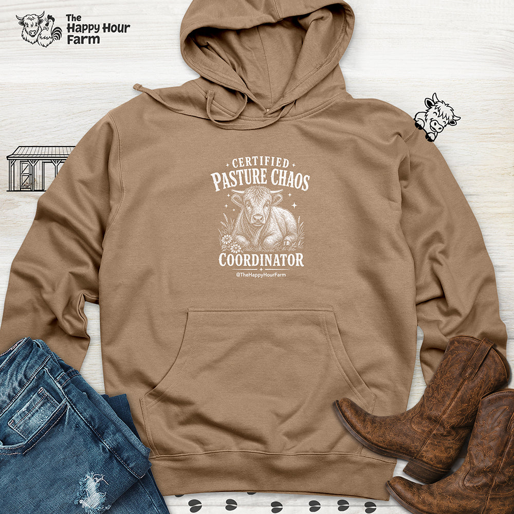 Certified Pasture Chaos Coordinator Hooded Sweatshirt
