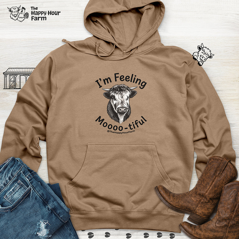 I'm Felling Moooo-tiful Hooded Sweatshirt