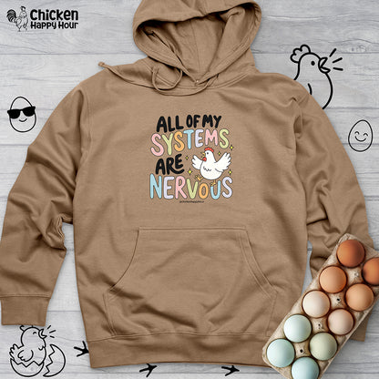All Systems Are Nervous Hooded Sweatshirt