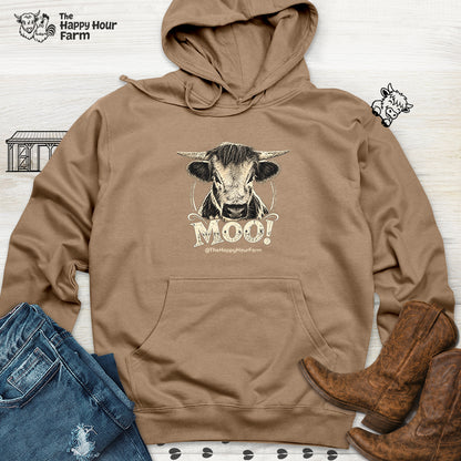 Moo! Hooded Sweatshirt