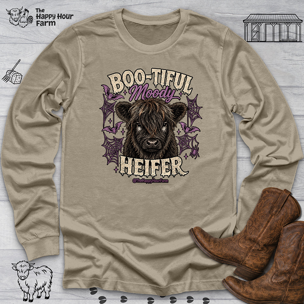 Bootiful Moody Heifer Long Sleeve