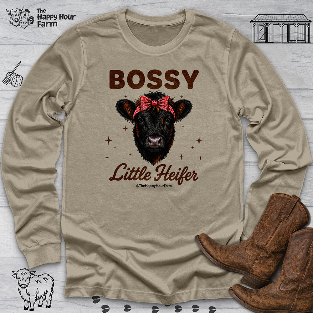 Stay Calm And Moo On Long Sleeve