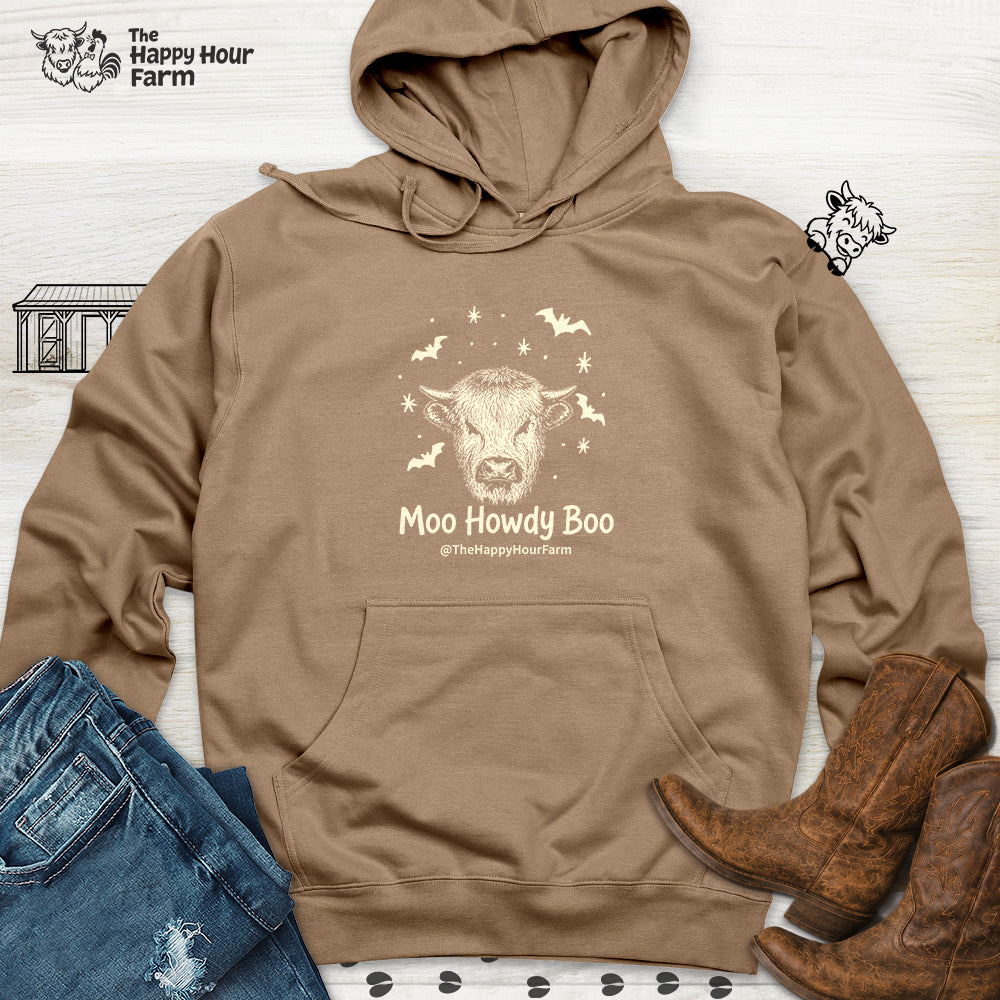 Moo Howdy Boo Hooded Sweatshirt