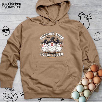Support Your Local Coven Hooded Sweatshirt