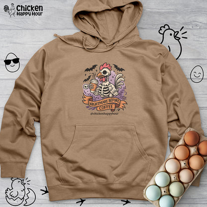 Nightmare Before Coffee Hooded Sweatshirt