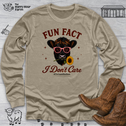 Fun Fact I Don't Care Long Sleeve