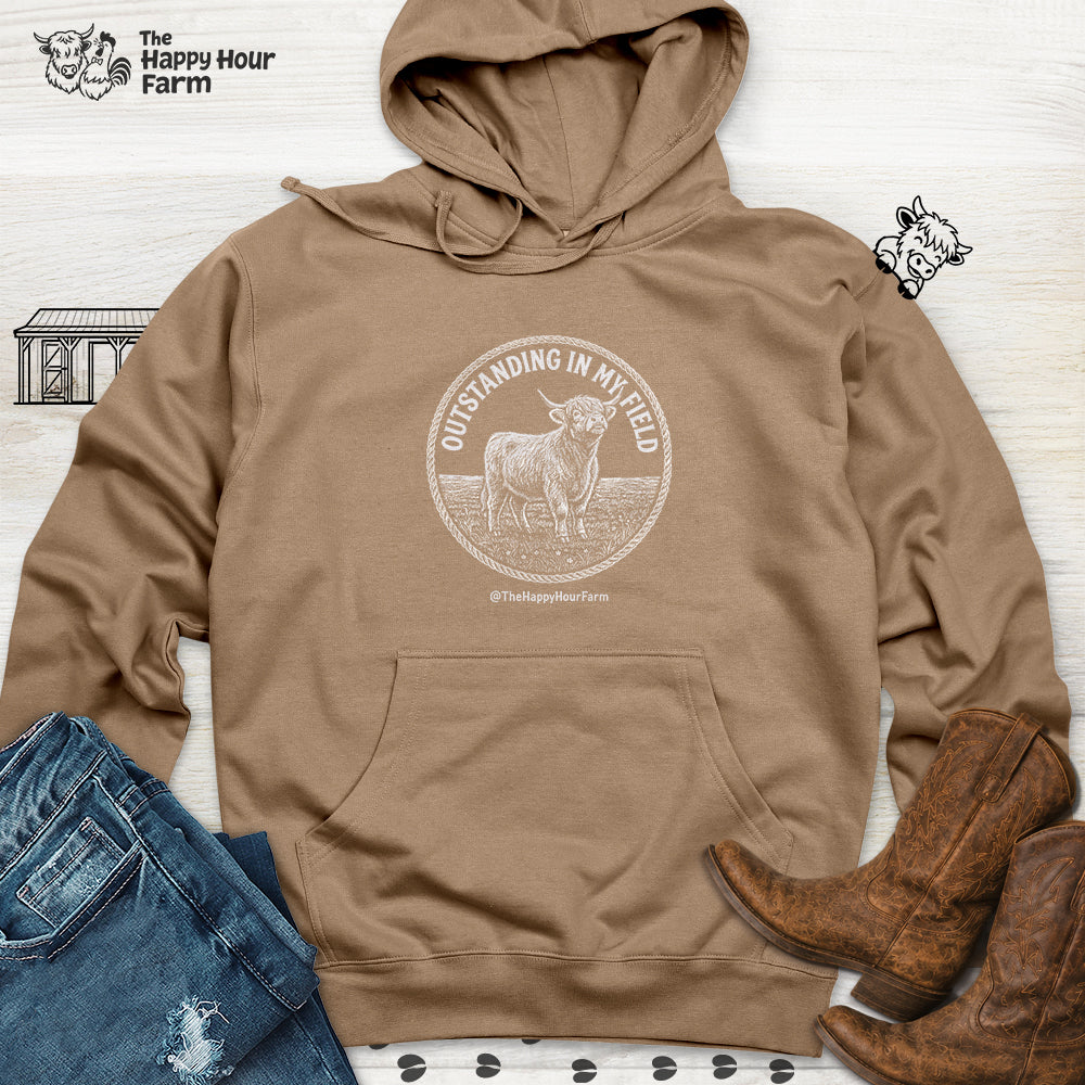 Outstanding In My Field Hooded Sweatshirt