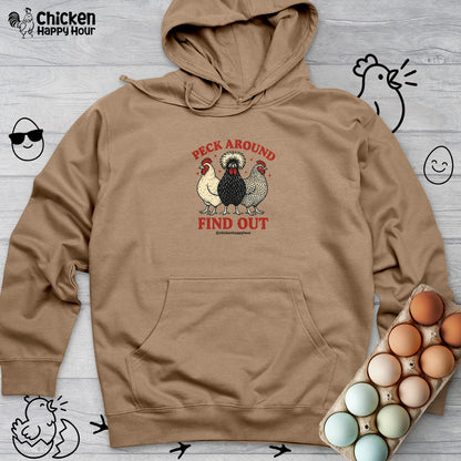 Peck Around Find Out Hooded Sweatshirt