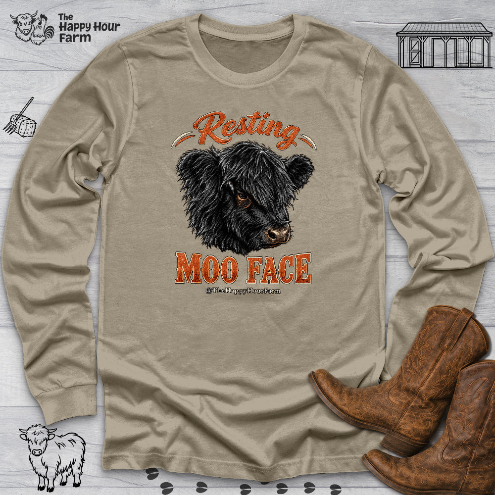 Resting MOO FACE Long Sleeve