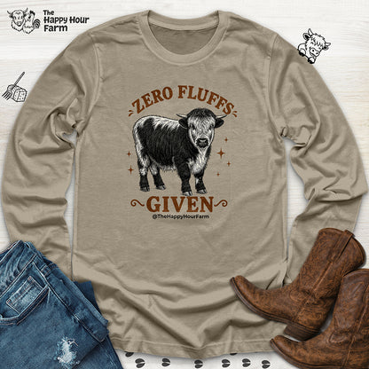 Zero Fluffs Given Long Sleeve