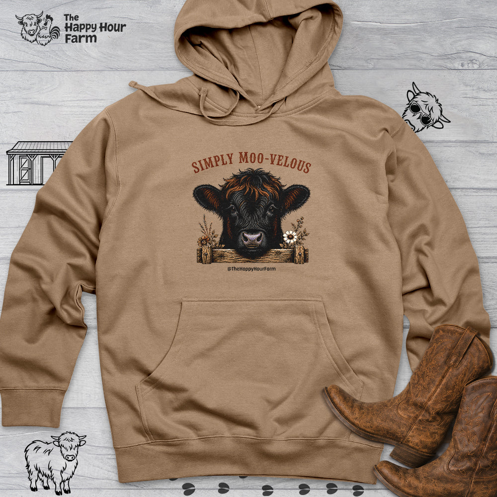 Simply Moo-Velous Hooded Sweatshirt
