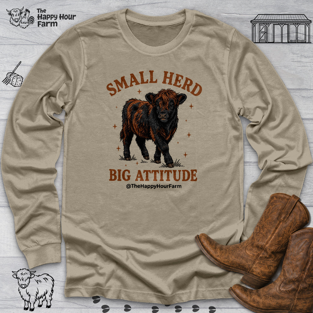 Small Herd Big Attitude Long Sleeve
