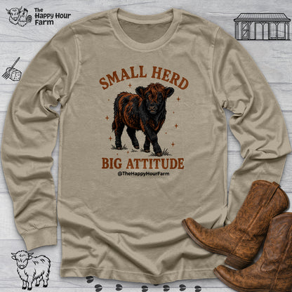 Small Herd Big Attitude Long Sleeve