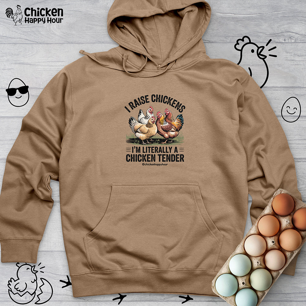 I'm Literally a Chicken Tender Hooded Sweatshirt