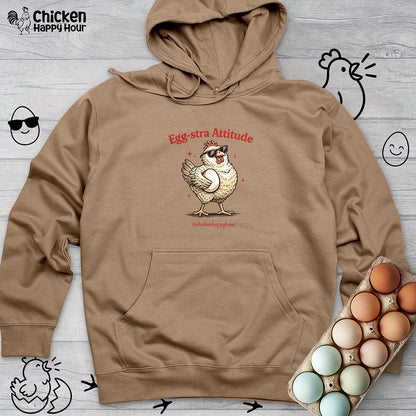 Egg-stra Attitude Hooded Sweatshirt