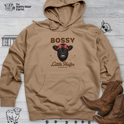 Bossy Little Heifer Hooded Sweatshirt