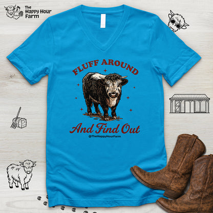 Fluff Around & Find Out V-Neck Tee