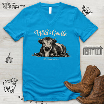 Wild & Gentle V-Neck Tee