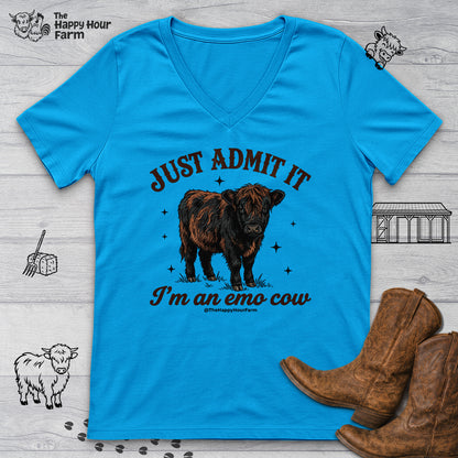 Just Admit It V-Neck Tee