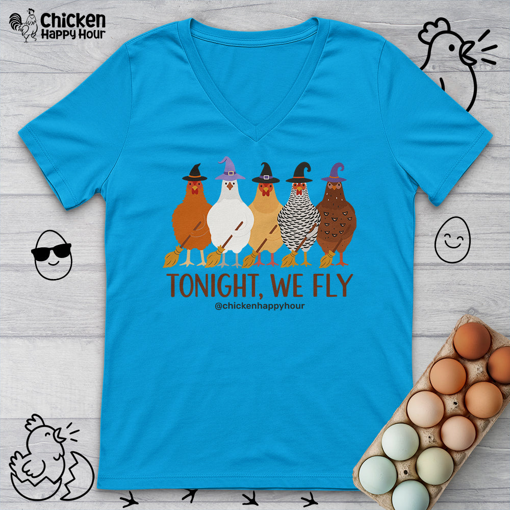 Tonight We Fly V-Neck Tee